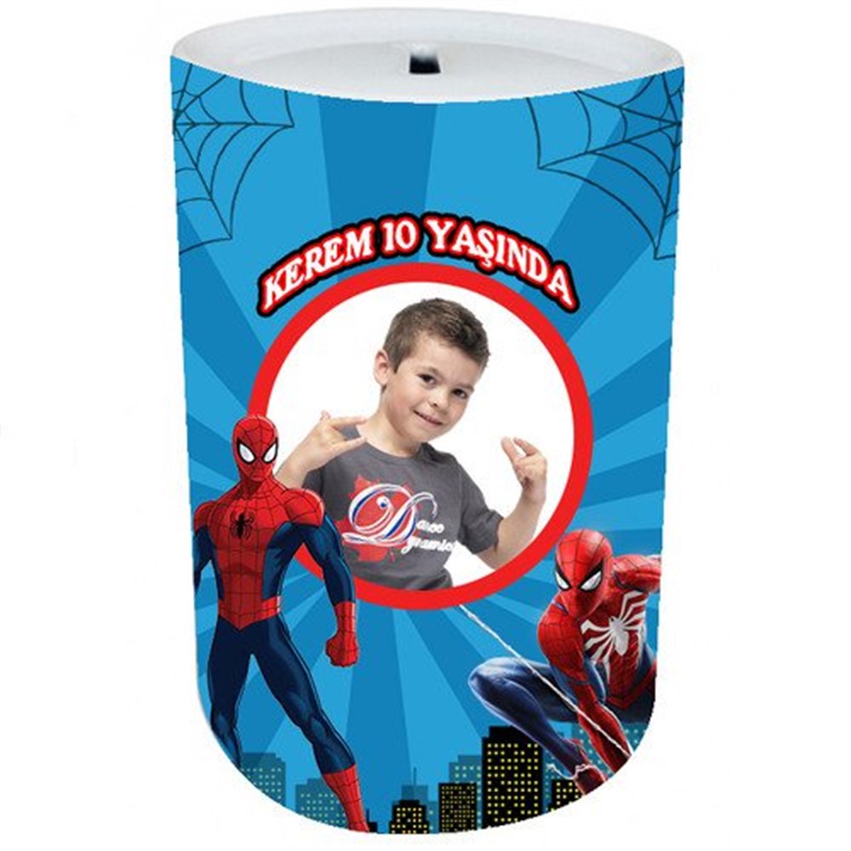 Kişiye Özel Spiderman Kumbara 8 Adet