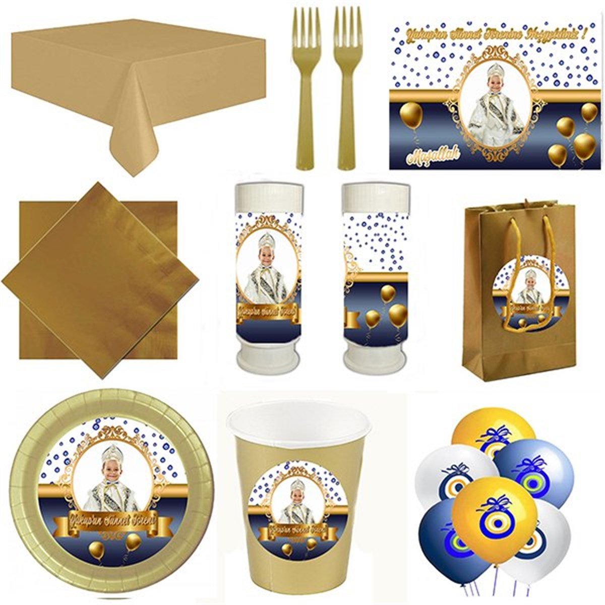 Kişiye Özel Sünnet 8 Kişilik Parti Seti