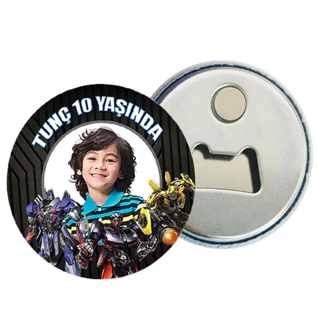 Kişiye Özel Transformers Magnet Açacak 15 Adet