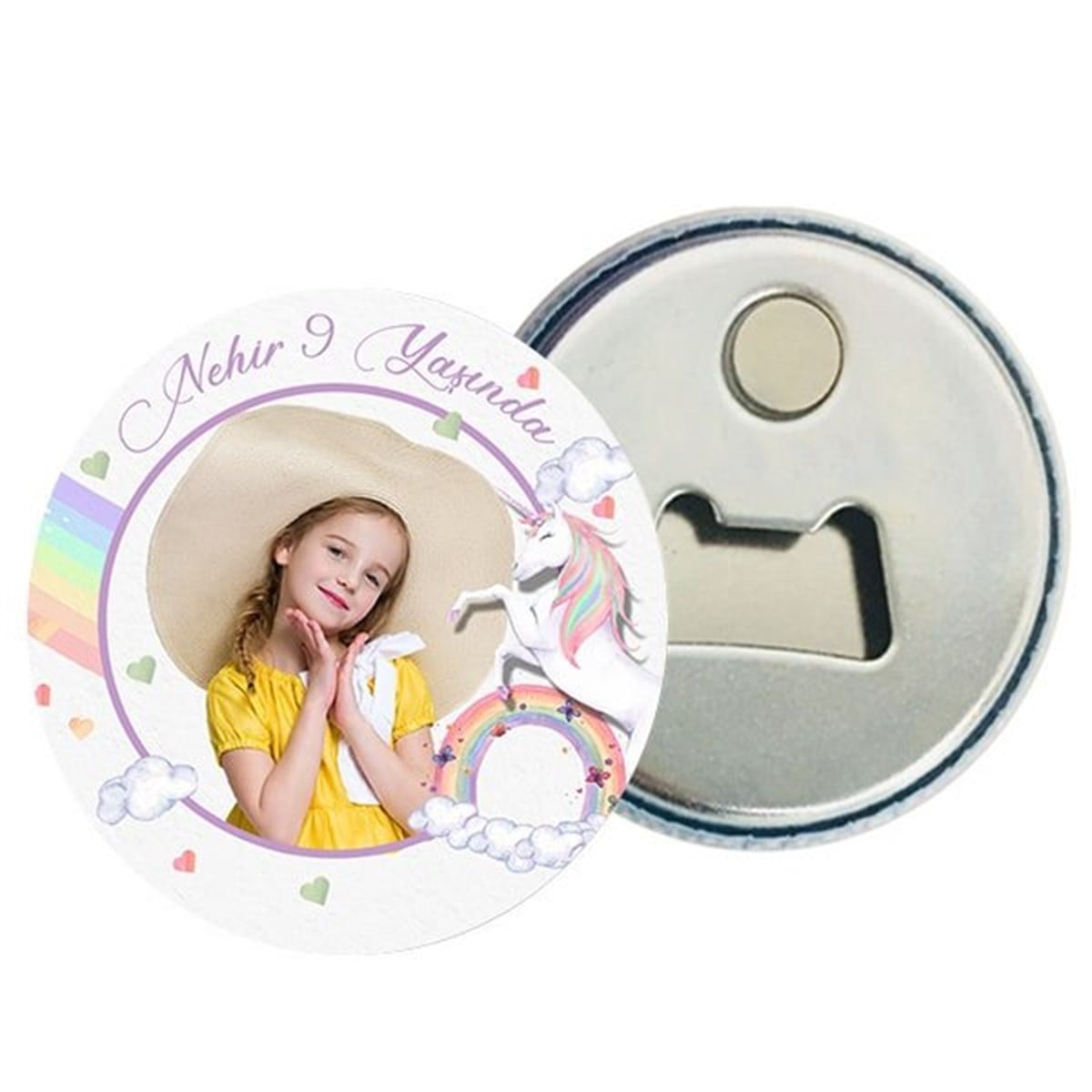 Kişiye Özel Unicorn Magnet Açacak 15 Adet