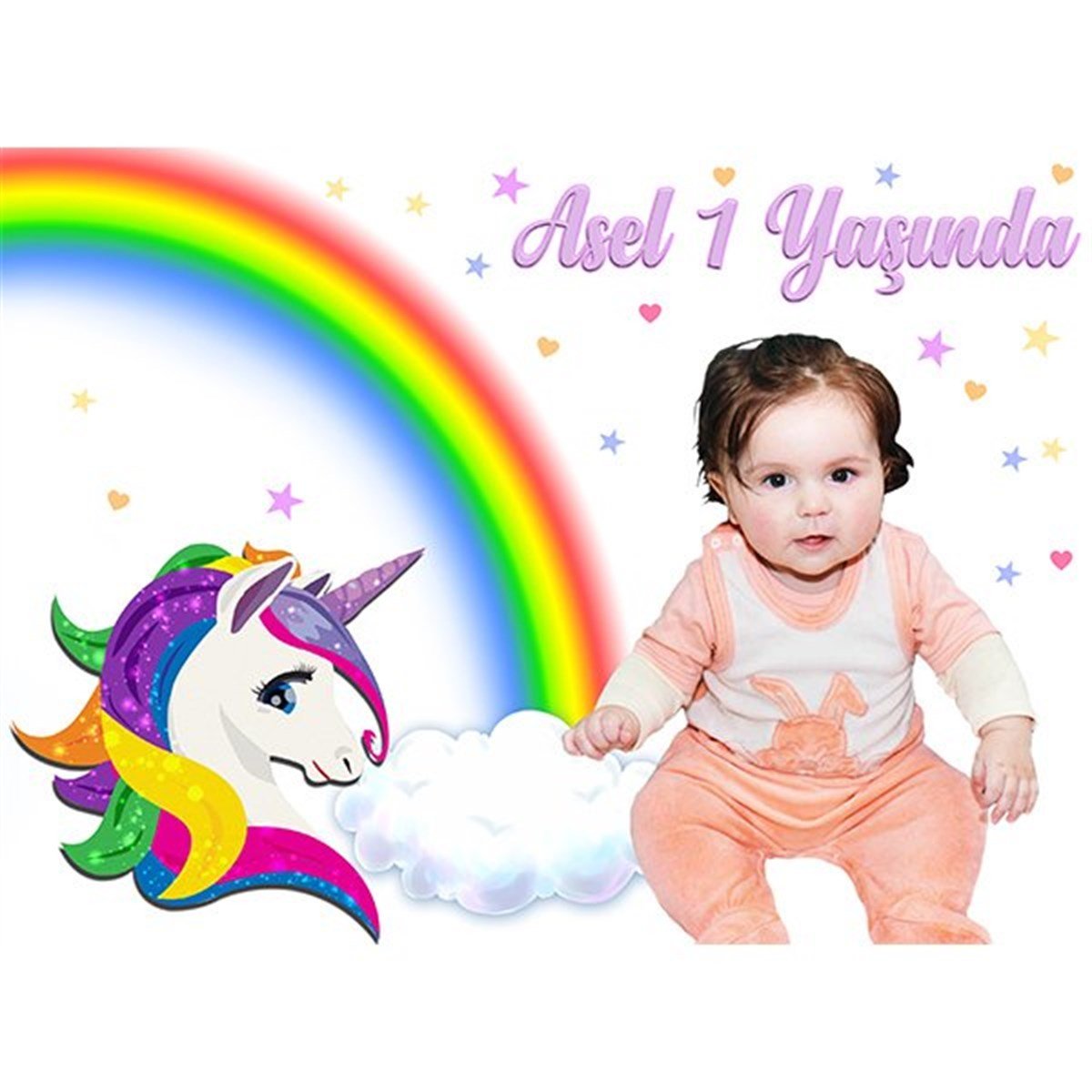 Kişiye Özel Unicorn Temalı Afiş