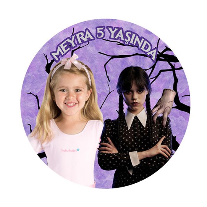 Kişiye Özel Wednesday Sticker 24 Adet