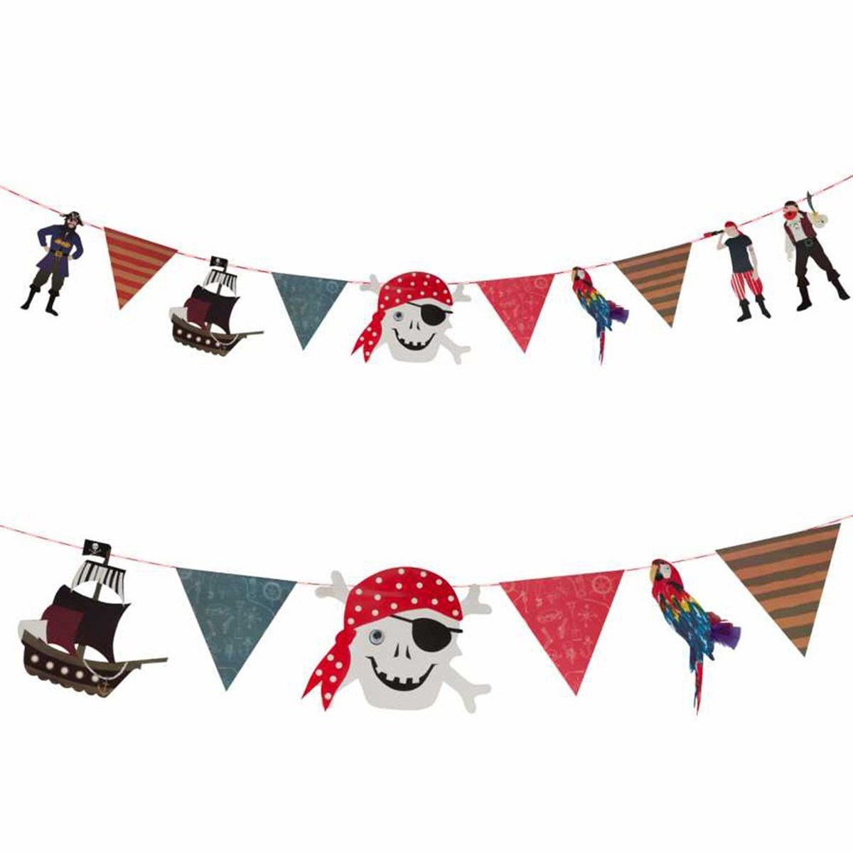 Korsan Lüks Bayrak Süs