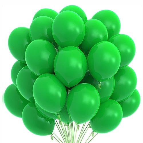 Koyu Yeşil Pastel Balon 100 Adet