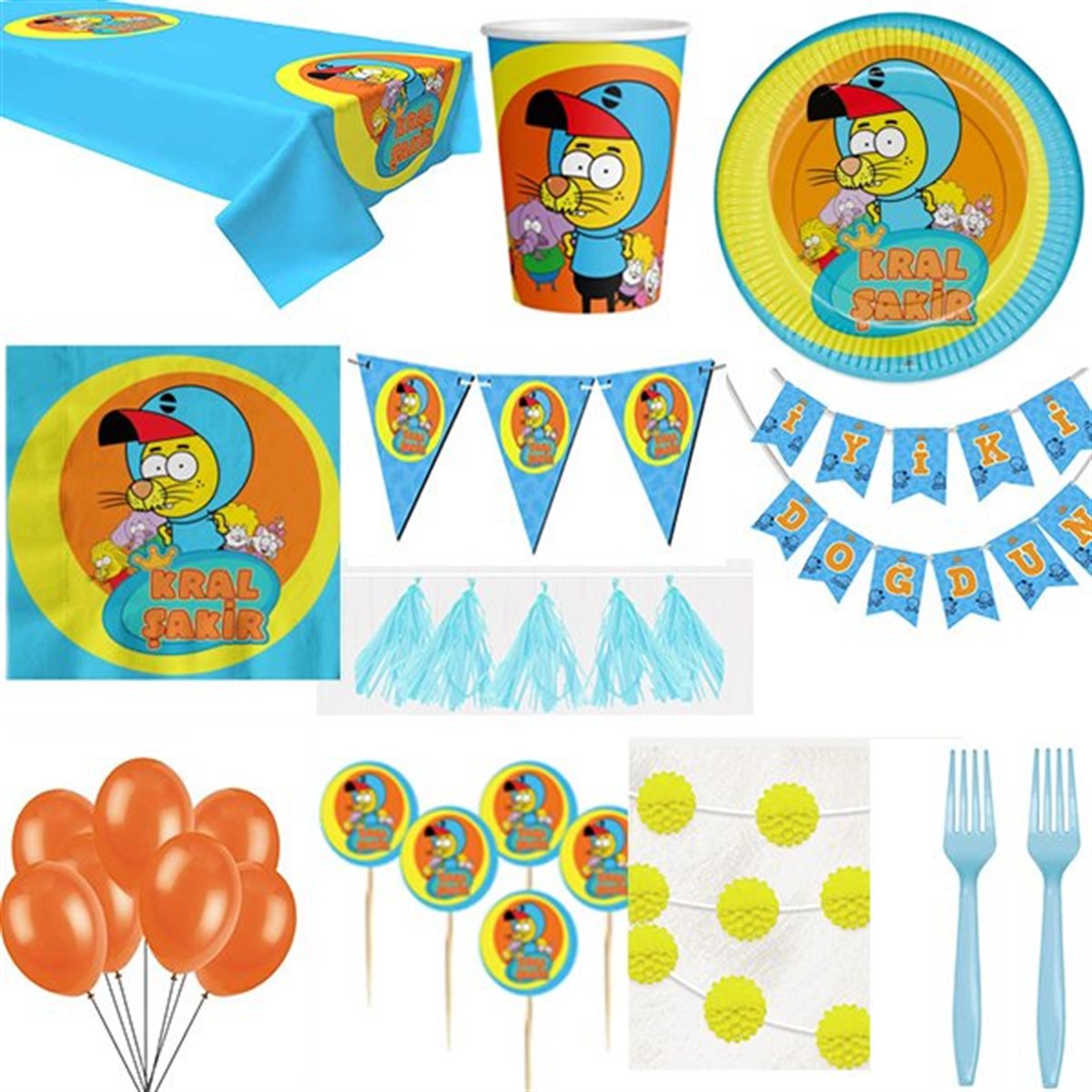 Kral Şakir 24 Kişilik Parti Seti