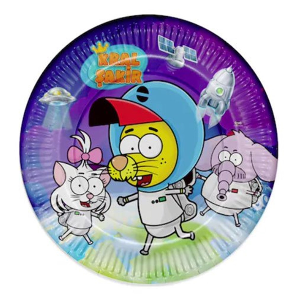 Kral Şakir Uzay Tabak 8 Adet