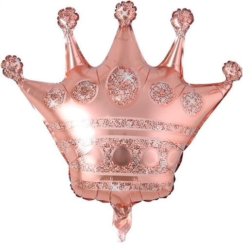 Kral Tacı Rose Gold Renkli Folyo Balon
