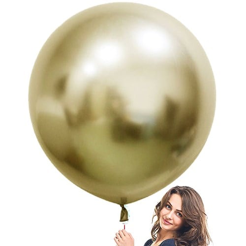 Gold Krom Jumbo Krom Balon  24 İnç 68 Cm