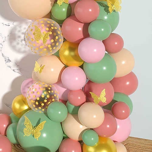 Küf Yeşili Pastel Balon 100 Adet