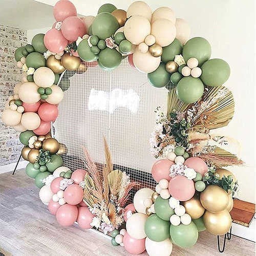 Küf Yeşili Pastel Balon 100 Adet