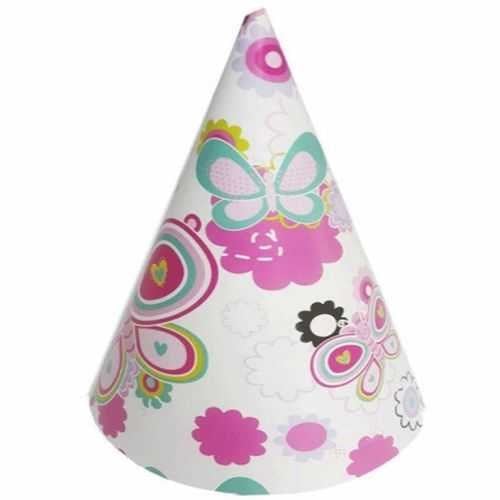 Kelebekli Külah Şapka 6 Adet