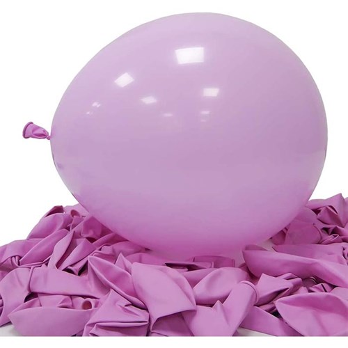 Lila Renkli Makaron Balon 100 Adet