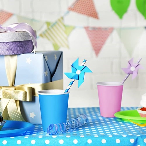 Mavi Karton Bardak 8 Adet