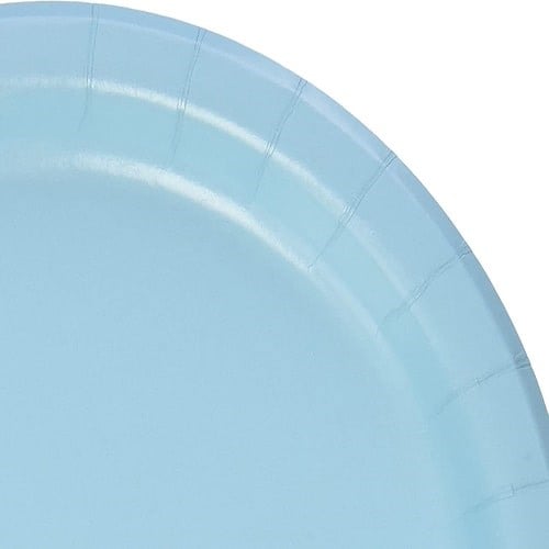 Mavi Karton Tabak  23 Cm 8 Adet