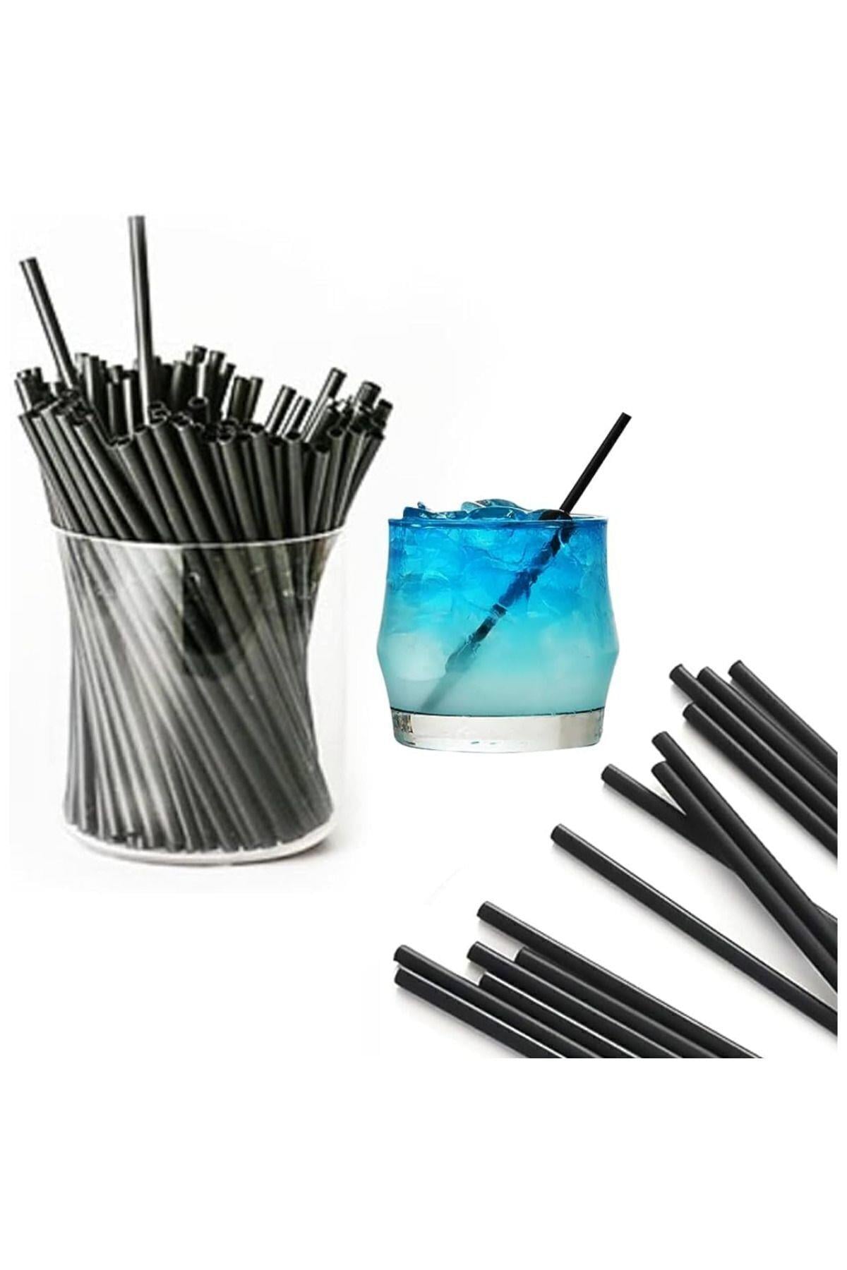 PipetlerMavi Puantiyeli Karton Pipet 25 Adet