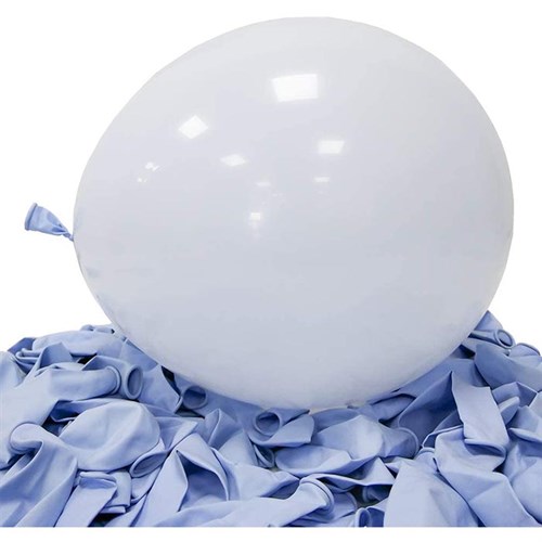 Mavi Renkli Makaron Balon 100 Adet