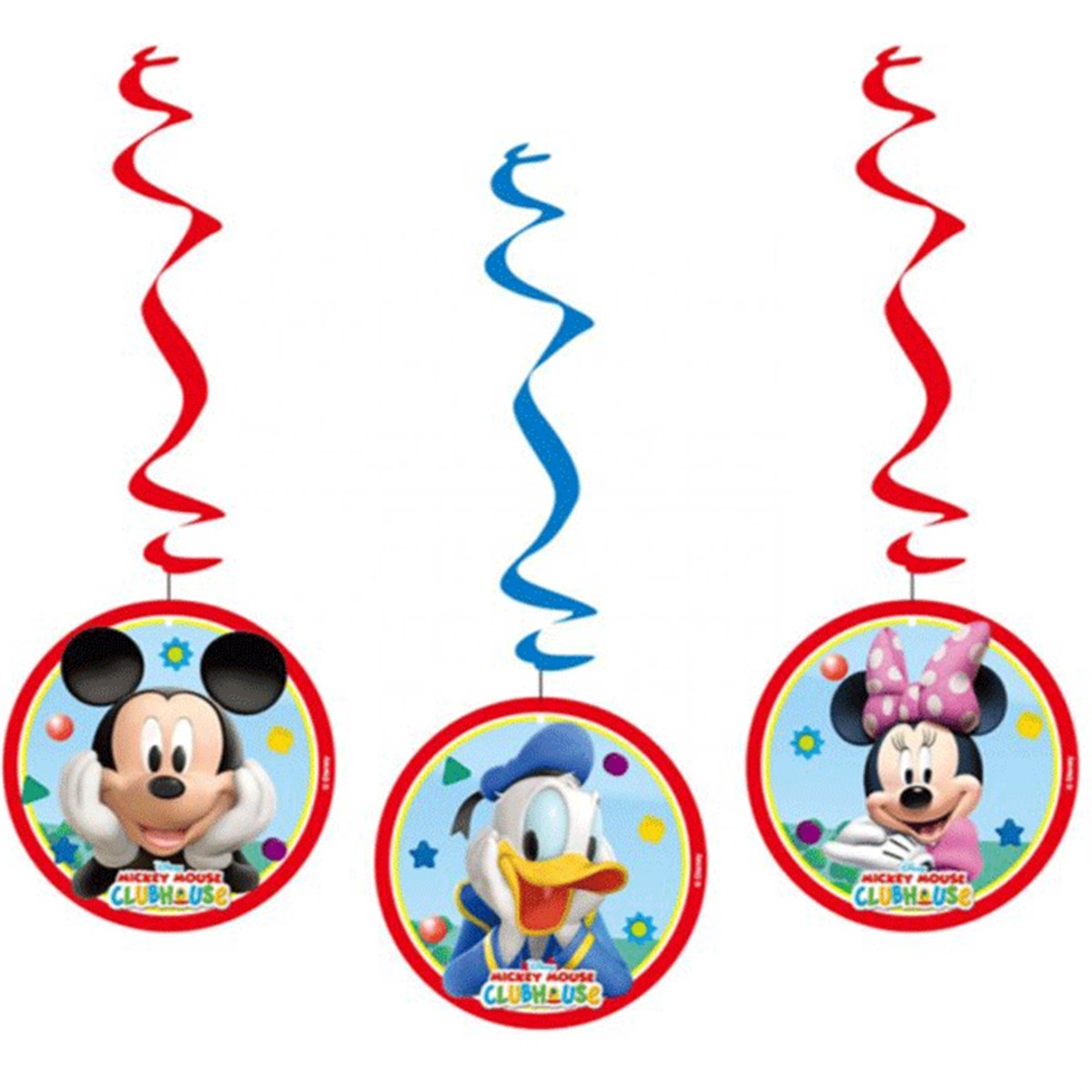 Mickey Mouse Asma Süs 3 Adet