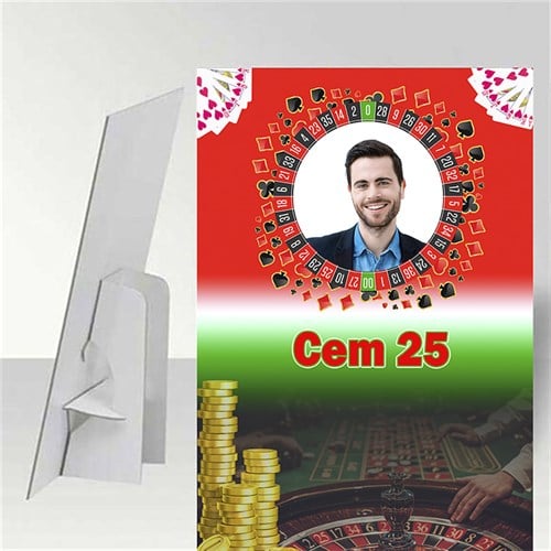 Milyoner Temalı Ayaklı Pano