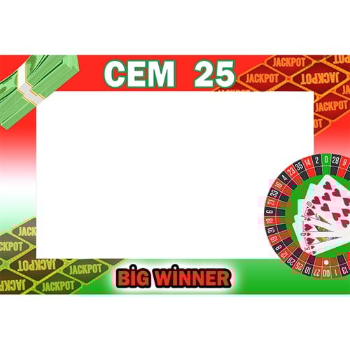 Milyoner Temalı Hatıra Fotoğraf Çerçevesi