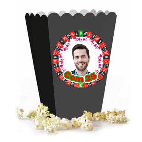 Milyoner Temalı Popcorn Kutusu 8 Adet