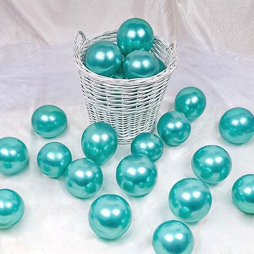 Minik Krom Balon Yeşil 20 Adet