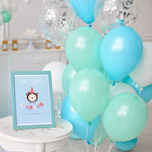 Mint Yeşil Pastel Balon 100 Adet