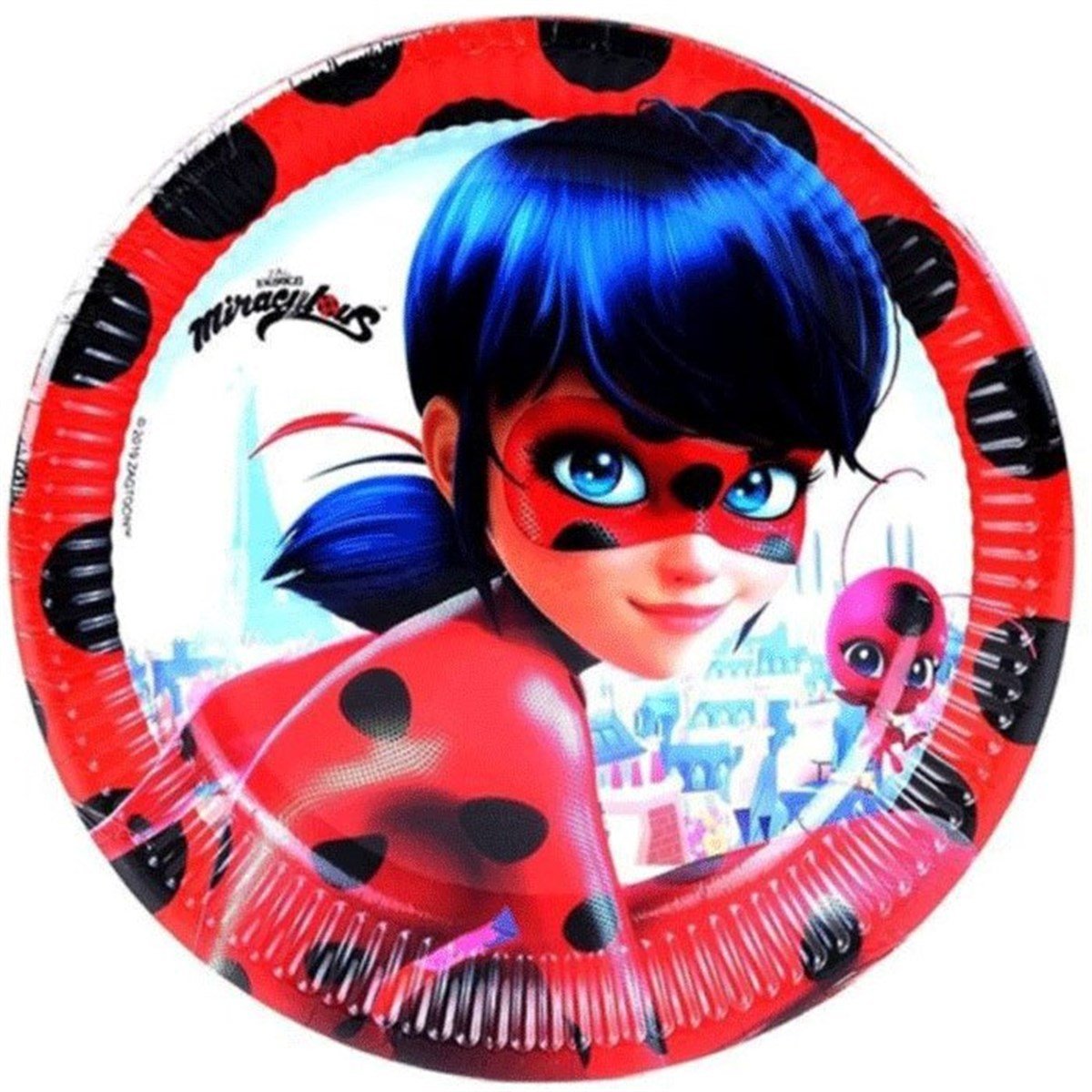 Miraculous Uğur Böceği Karton Tabak