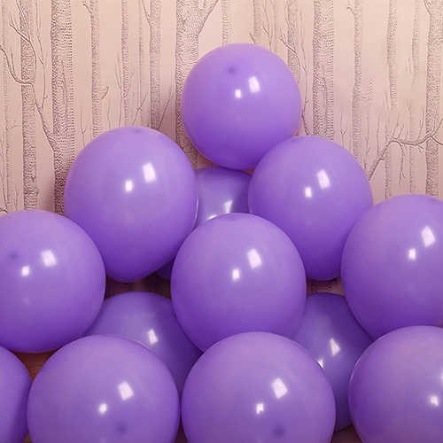 Mor Pastel Balon 20 Adet