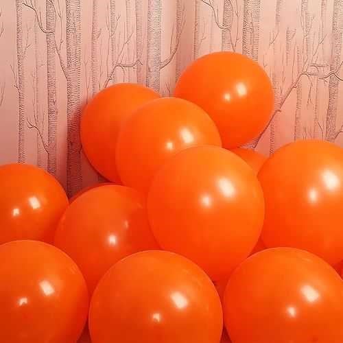 Mor Turuncu Siyah Balon 20 Adet