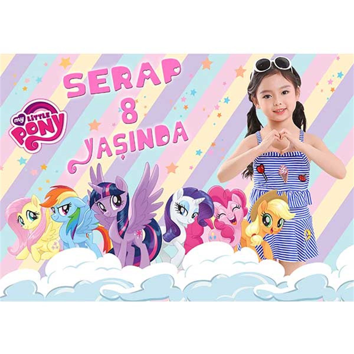 My Little Pony Kişiye Özel Afiş