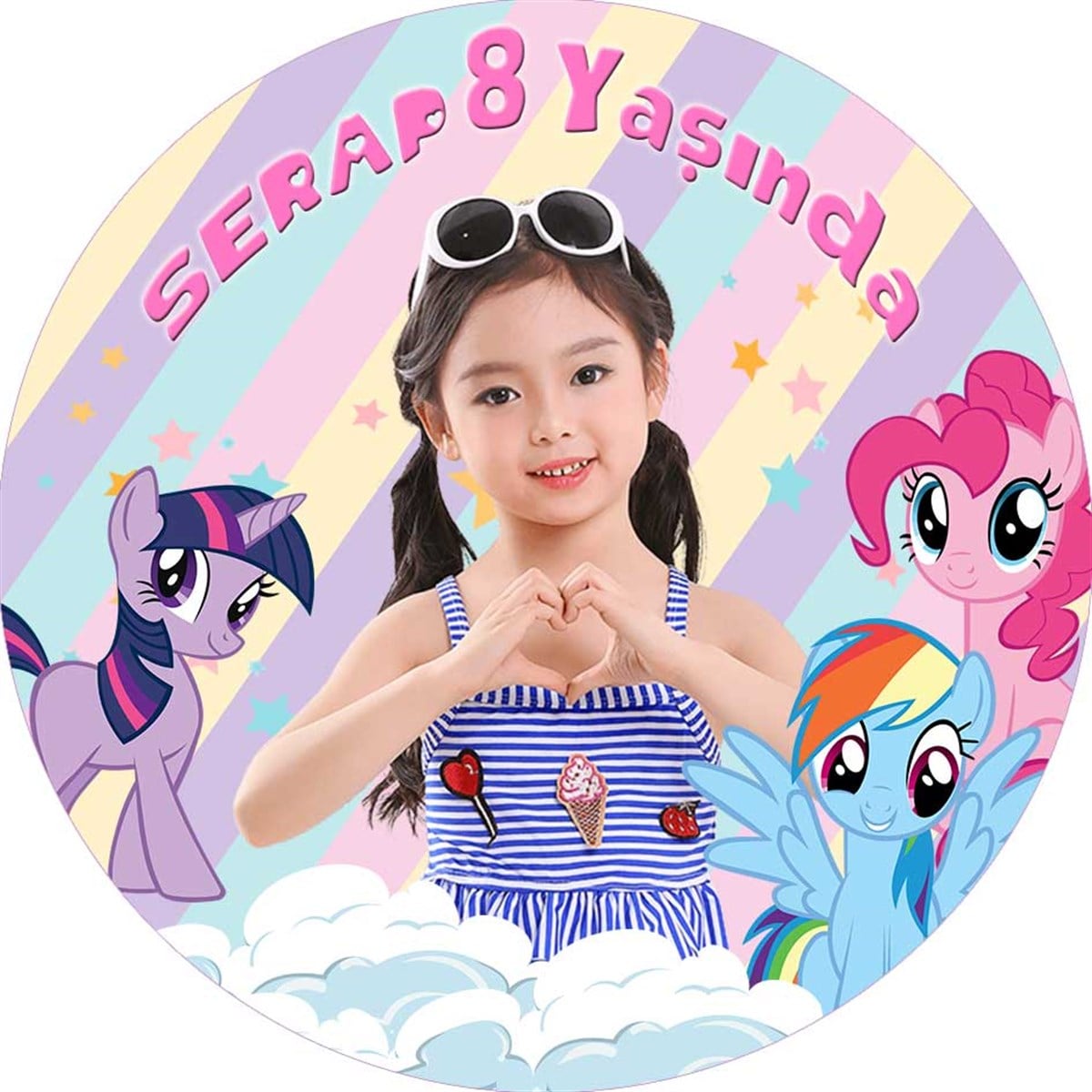My Little Pony Kişiye Özel Sticker 24 Adet