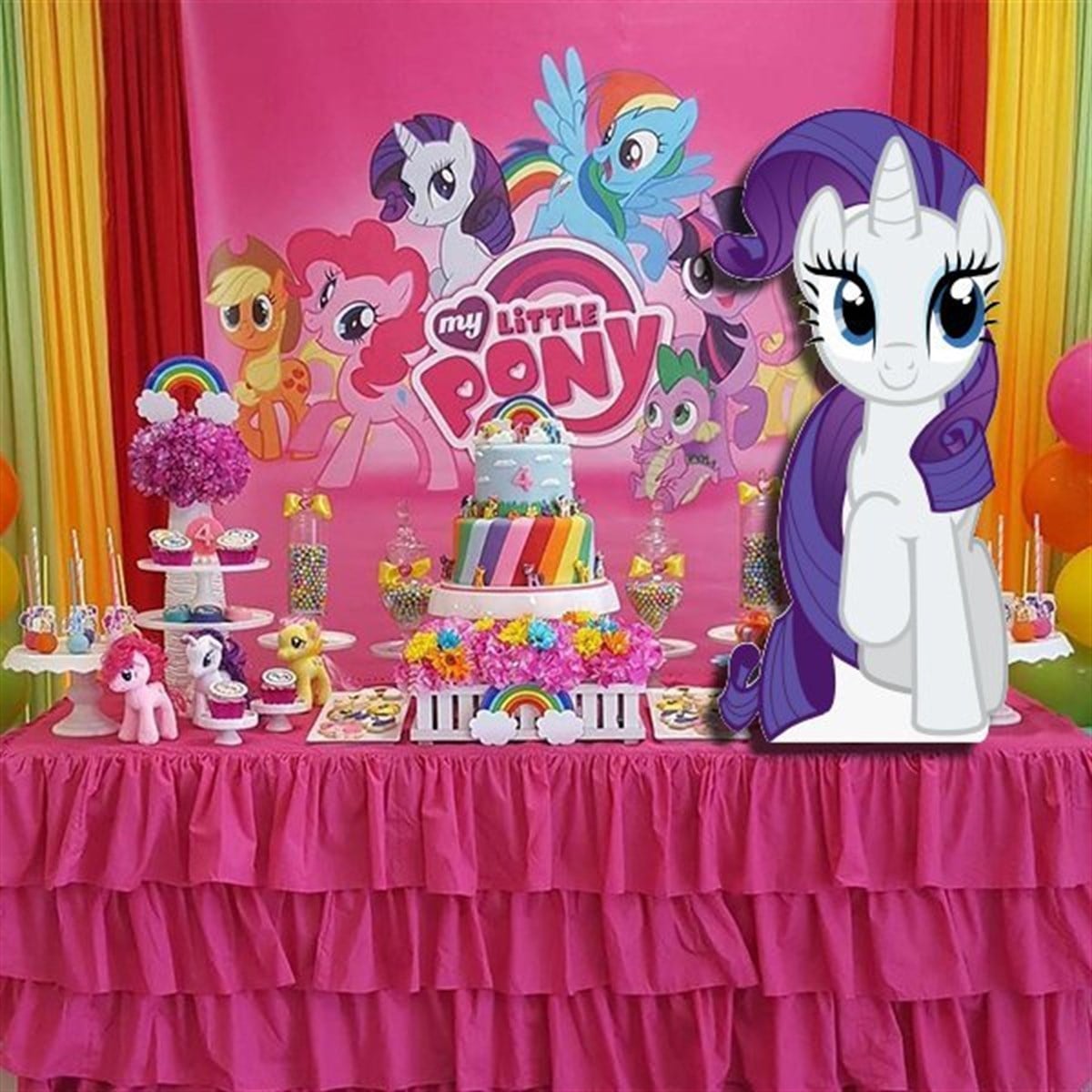 My Little Pony Rarity Ayaklı Pano 44 x 95 Cm