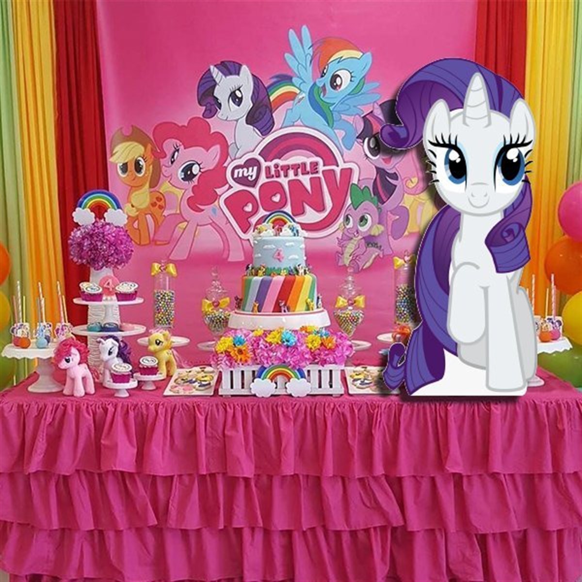 My Little Pony Rarity Ayaklı Pano