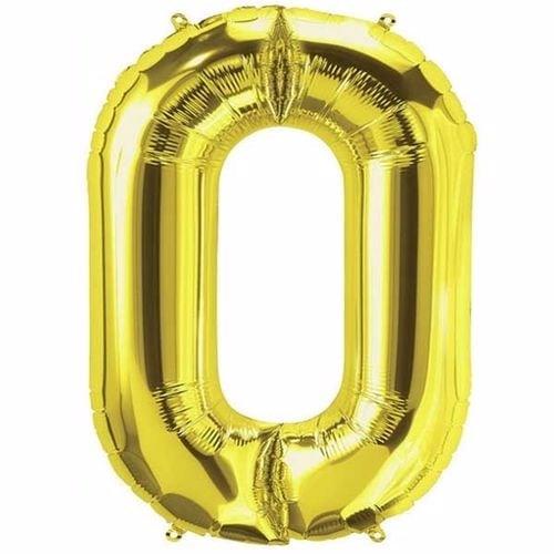 Gold Renk 76 cmO Harf Folyo Balon Gold 76 cm
