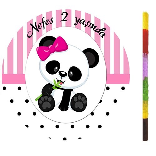 Panda Kişiye Özel Pinyata