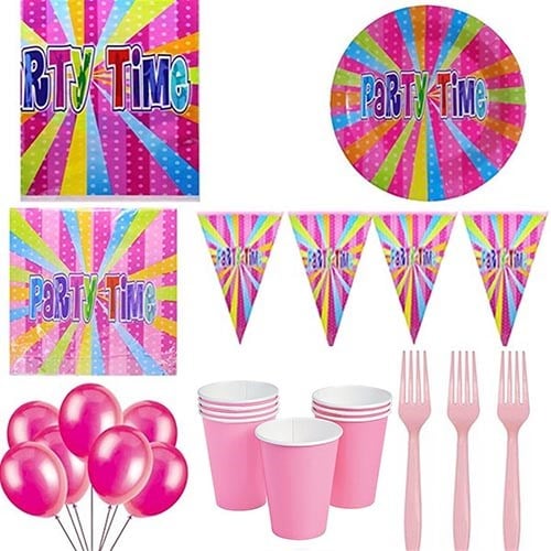 Party time 8 Kişilik Parti Seti