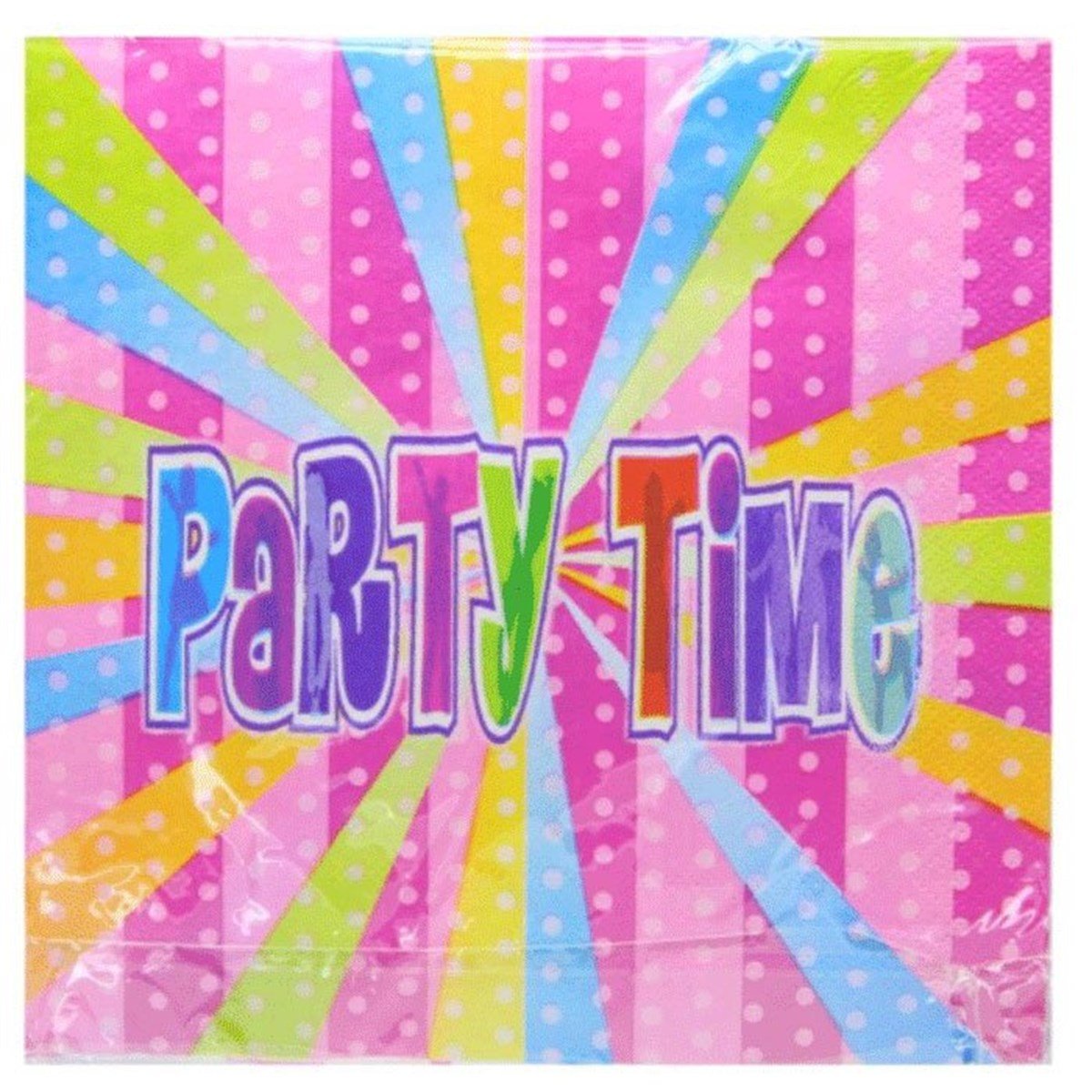 Party Time Peçete Pembe 20 Adet