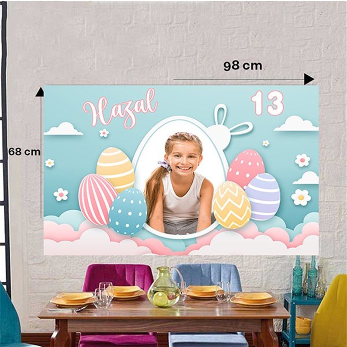 Paskalya Kişiye Özel Duvar Panosu