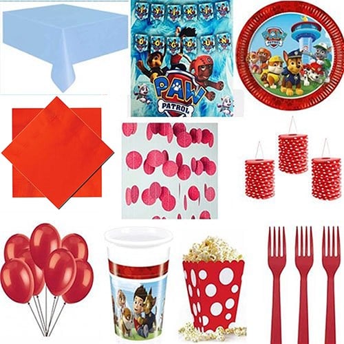 Paw Patrol 24 Kişilik Parti Seti