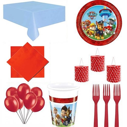 Paw Patrol 8 Kişilik Parti Seti