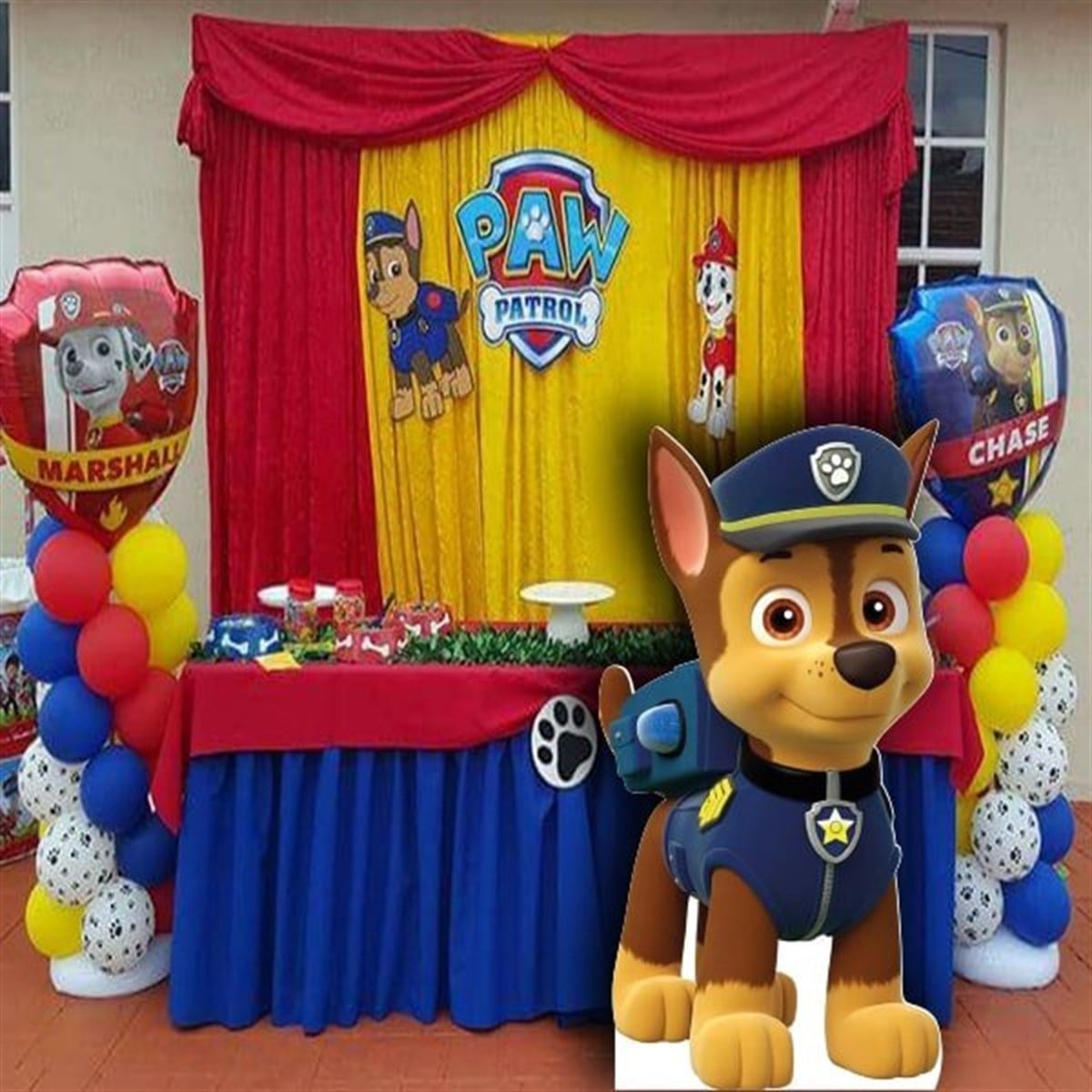 Paw Patrol Chase Ayaklı Pano 48 x 95 Cm