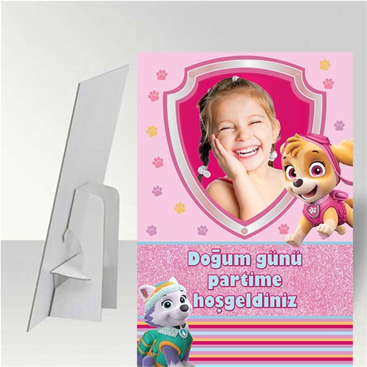 Paw Patrol Kişiye Özel Ayaklı Pano