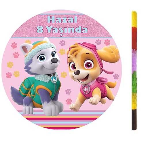 Kişiye Özel Paw Patrol Sky Pinyata + Sopası