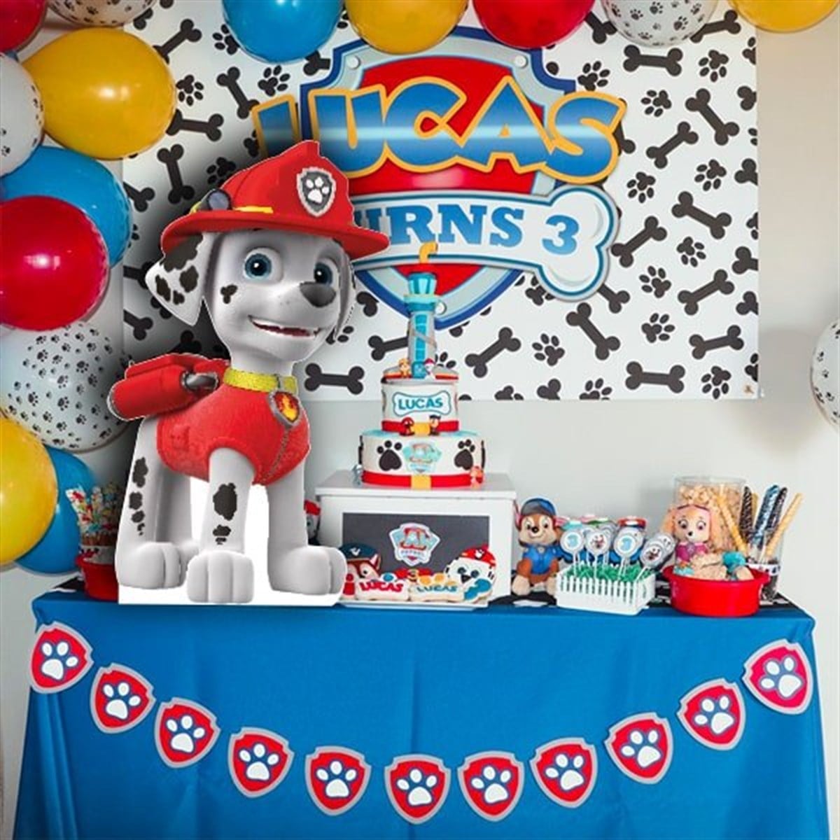 Paw Patrol Marshall Masa Üstü Ayaklı Pano