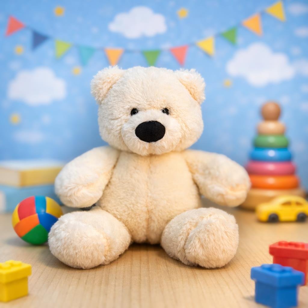 HediyeliklerPeluş Beyaz Ayıcık