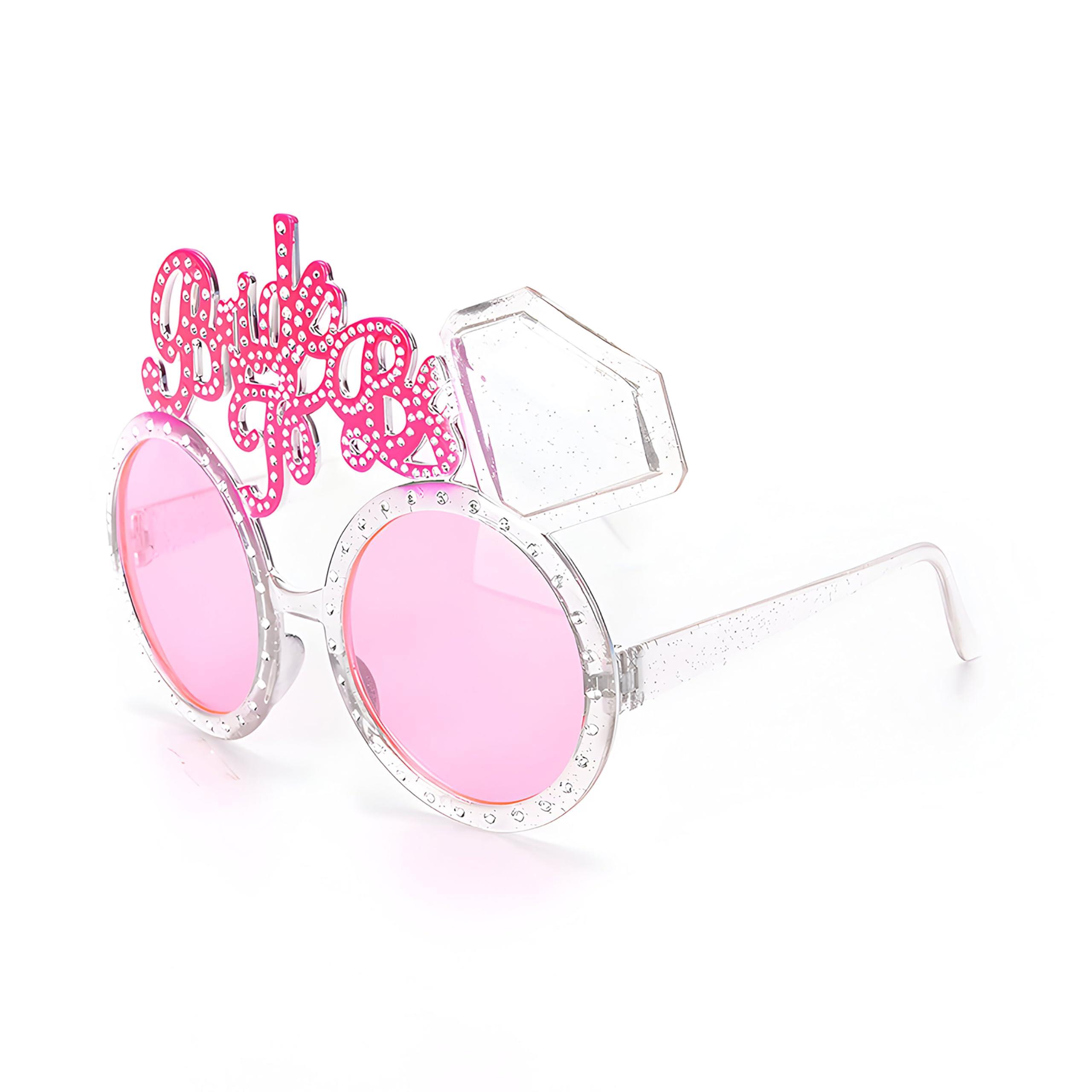 Pembe Bride To Be Gözlük Elmas Figürlü
