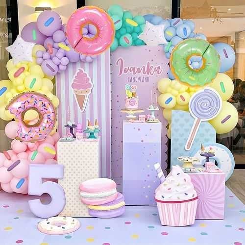 Pembe Donut Folyo Balon