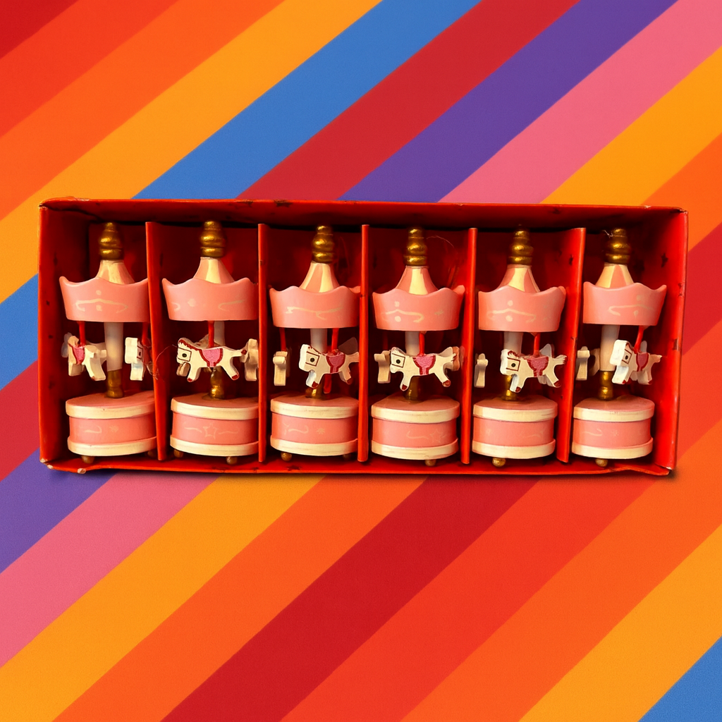 Ağaç SüsleriPembe Mini Atlı Karınca 6 Adet