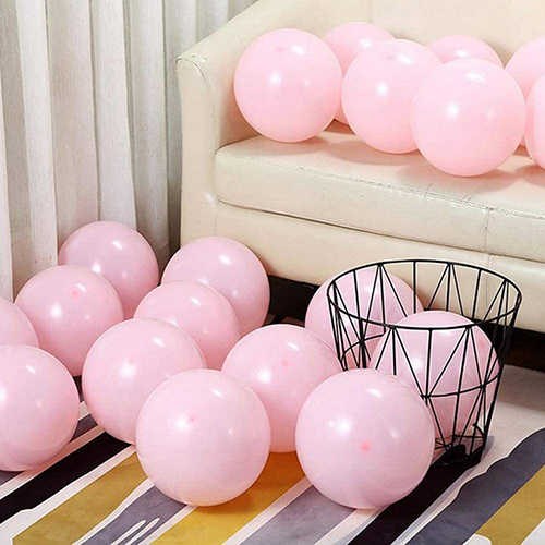 Pembe Pastel Balon 20 Adet