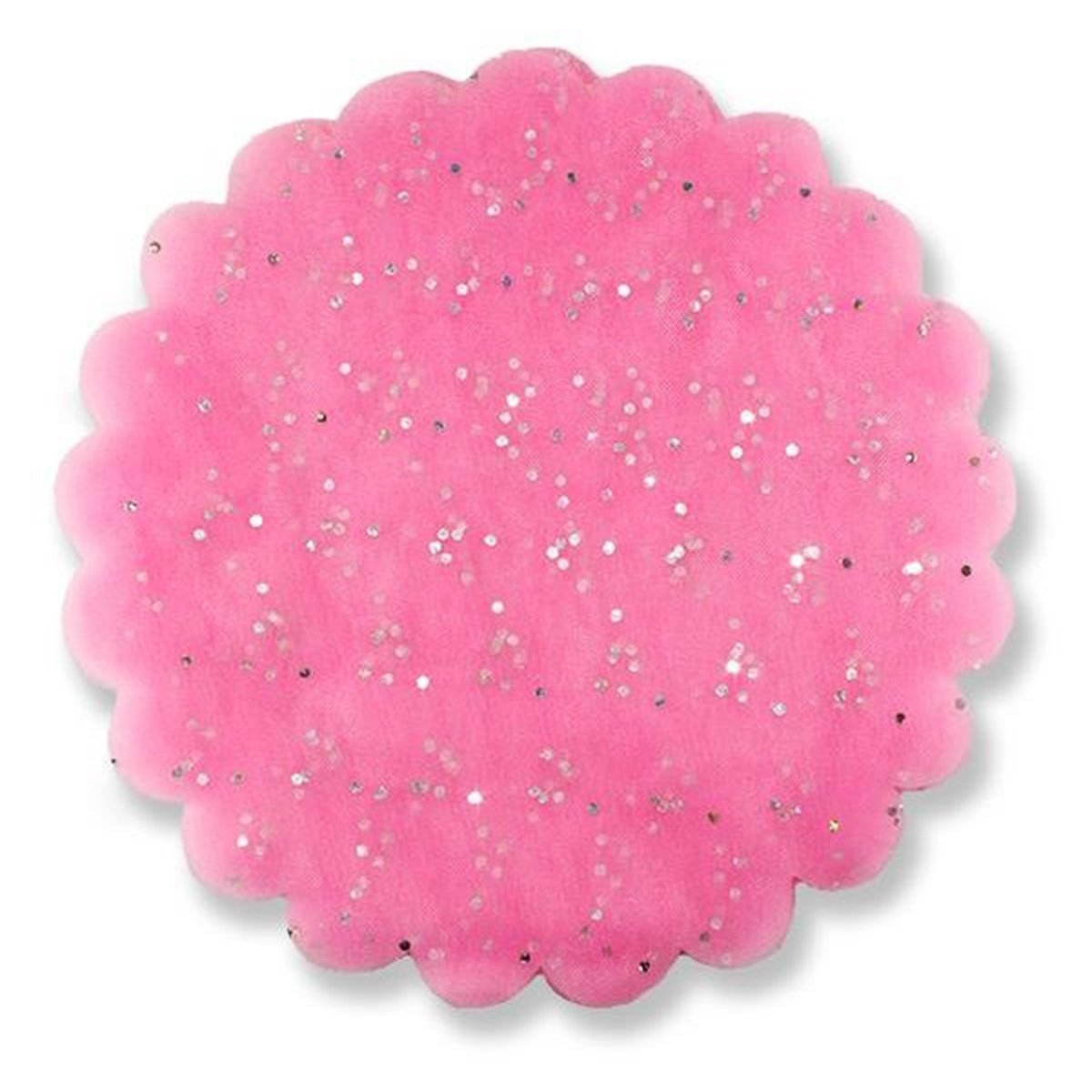 Pembe Puanlı Organze Tül 100 Adet